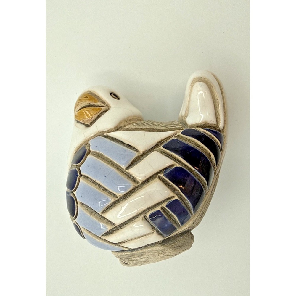 Artesania Rinconada bird - Handmade Uruguay Earthenware Ceramic Folk Art - Picture 5 of 16